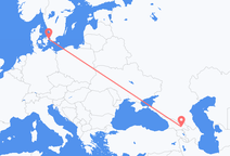 Flights from Tbilisi to Copenhagen