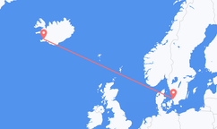 Reykjavík to Angelholm