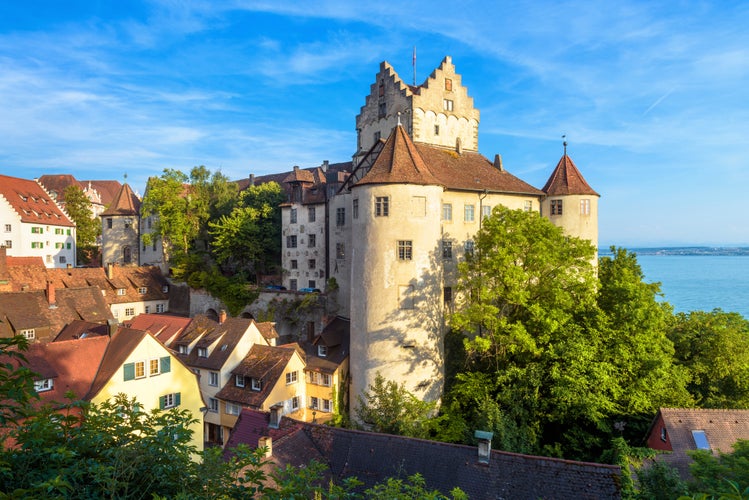 Photo of Meersburg Castle at Lake Constance, Germany.