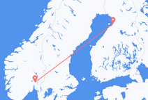 Flyreiser fra Oslo, til Uleåborg