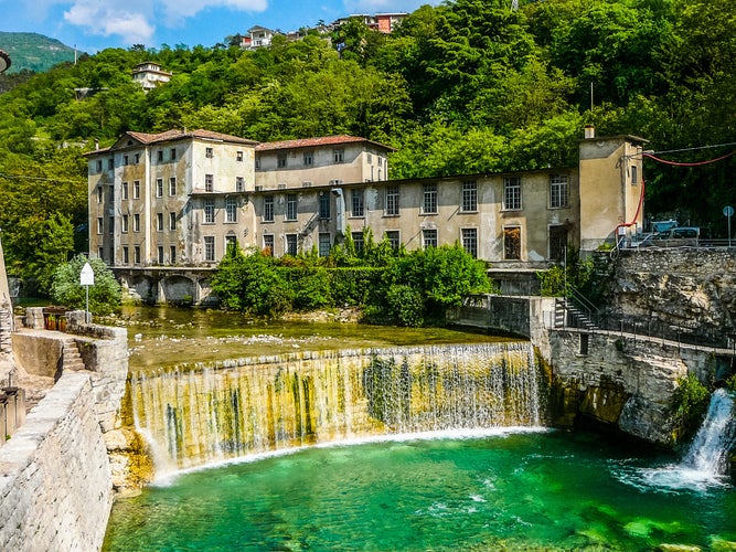 Photo of scenic view of the city of Rovereto, Italy.