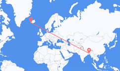 Flyrejser fra Dhaka, Bangladesh til Reykjavík, Island