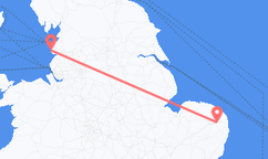 Train tickets from Brundall to Blackpool