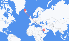 Vuelos de Abha, Arabia Saudí a Reikiavik, Islandia