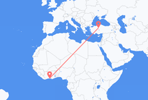 Abidjan to Ankara