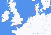 Flyreiser fra Alderney, Guernsey til Esbjerg, Danmark