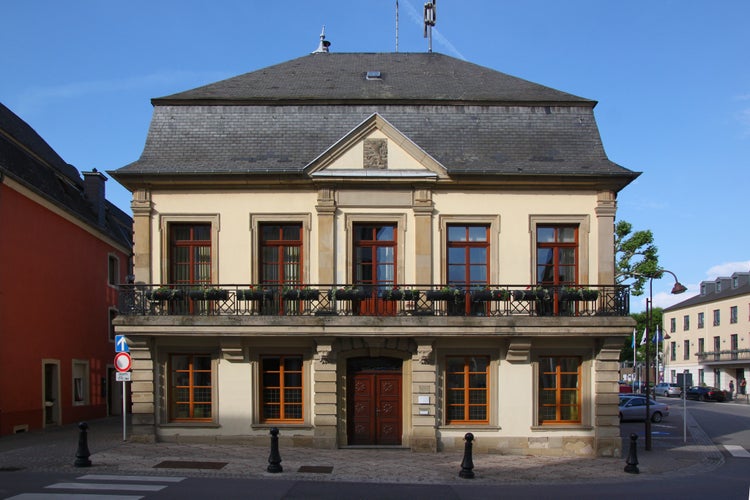 The ancient town hall of Grevenmacher city in Luxemburg.