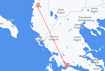 Flyg från Tirana, Albanien till Patras, Grekland