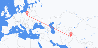 Voli dal Pakistan alla Polonia