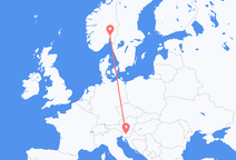 Ljubljana to Oslo