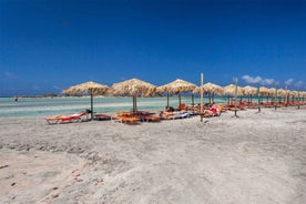 Chania: Elafonisi and Milia Mountain with Loungers and Lunch