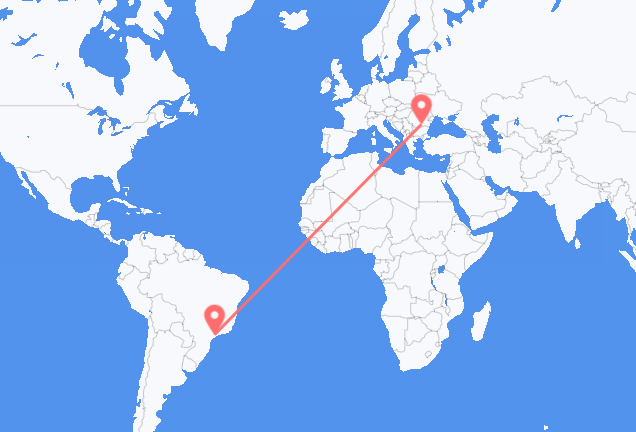 São Paulo a Bucarest