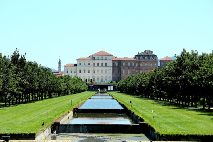 Photo of Venaria Reale Royal Palace and gardens, Turin, Italy.