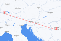 Flights from Zurich to Belgrade