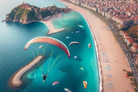 Alanya Paragliding og skoðunarferðir í Cleopatra Beach