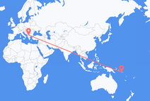 Flights from Honiara to Skopje