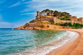 Photo of View on Peniscola from the top of Pope Luna's Castle , Valencia, Spain.