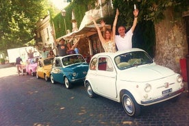 Rooma Vintage Fiat 500 Self-Drive Tour saattueella