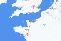 Flights from Nantes to London