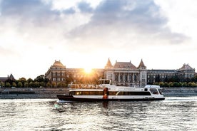 Búdapest: Premium kvöldsigling með Tokaj Frizzante