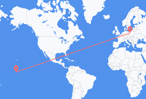 Flyrejser fra Christmas Island til Poznan