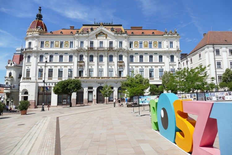 photo of view of Pecs, Hungary.