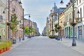 Photo of the beautiful old square in Rzeszow, Poland.