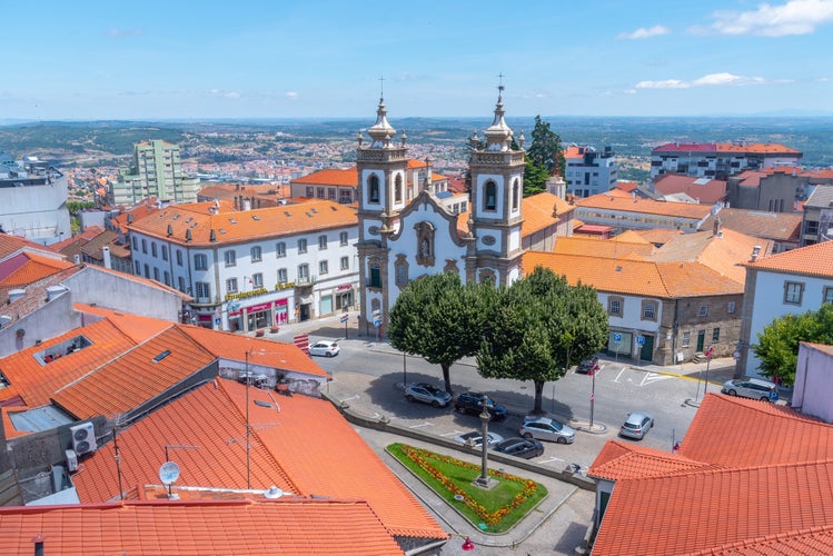 Photo of church of Mercy in Guarda town in Portugal.