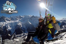 Fliegen Sie im Gleitschirm! Gleitschirmfliegerlebnis über Chamonix!