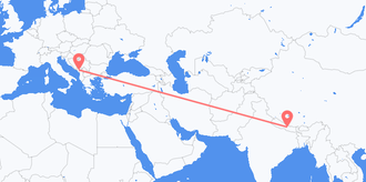 Nepal to Montenegro