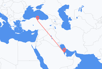 Lennot Bahrainin saarelta Amasyalle