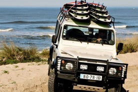 Día de surf en la escuela de surf de Porto 3h clase de surf con transporte desde el centro de la ciudad