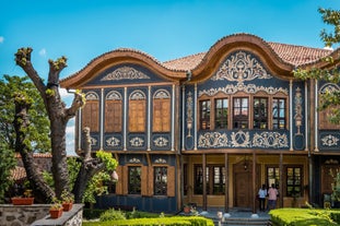 Photo of Balchik Palace of Romanian Queen Marie at Bulgarian Black Sea coastline, Balchik, Bulgaria.