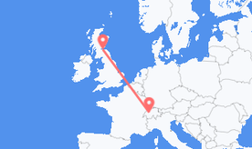 Flüge von die Schweiz nach Schottland
