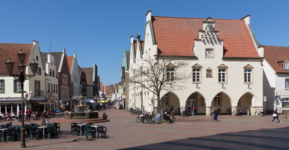 Photo of Haltern am See, the Old Town Hall in the street.