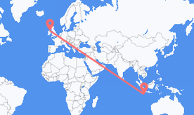 Flights from Christmas Island to Northern Ireland