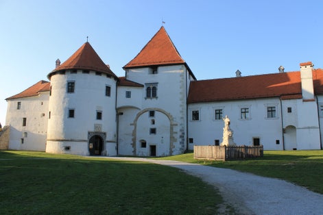 Photo of the Old Town in Varazdin, Croatia.
