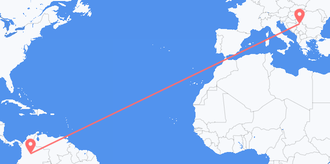 Colombia to Serbia