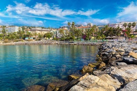 Photo of a coastal city of Imperia, Italian Rivera in the region of Liguria, Italy.