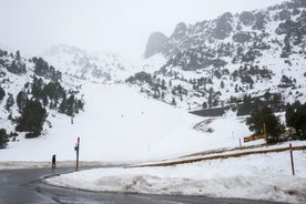 photo of Ordino Andorra morning view in winter.