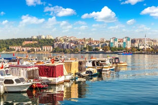 Photo of aerial view of Canakkale, Turkey.