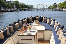 Amsterdam: Luxus-Bootstour mit Bordbar