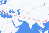 Flights from Guangzhou to Naples