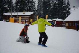 Borovets: 2 klukkustunda kennslustund í snjóbretti með leiðbeinanda