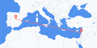 레바논 출발 스페인 도착 항공편