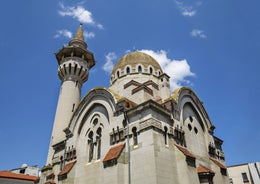 Photo of aerial View Of Constanta City Skyline In Romania.