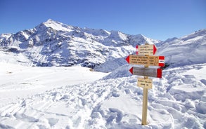 photo of panoramic view of Bormio town in Italy.