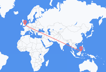 Flyreiser fra Lahad Datu, til London