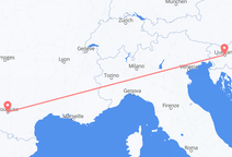 Flights from Toulouse to Ljubljana