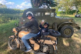 Tour privado de 2 horas en sidecar por la Segunda Guerra Mundial desde Bayeux